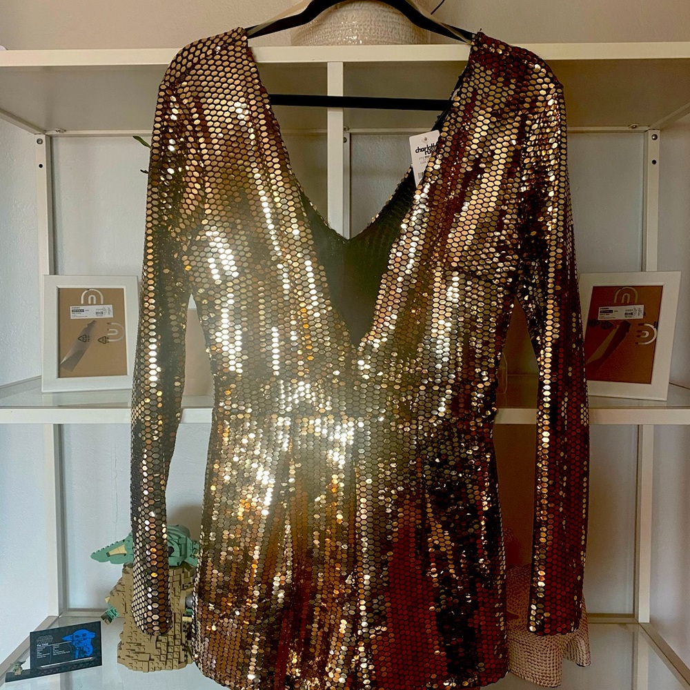 Gold jumper